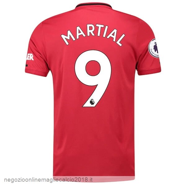 NO.9 Martial Home Online Maglia Manchester United 2019/20 Rosso