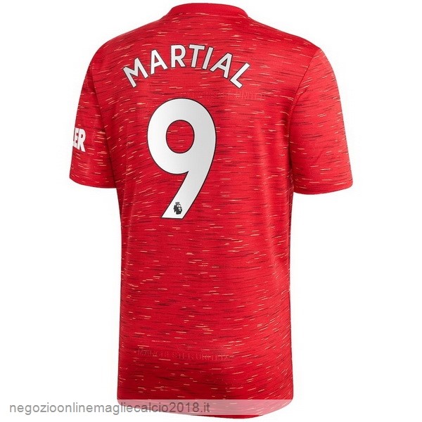 NO.9 Martial Home Online Maglia Manchester United 2020/21 Rosso