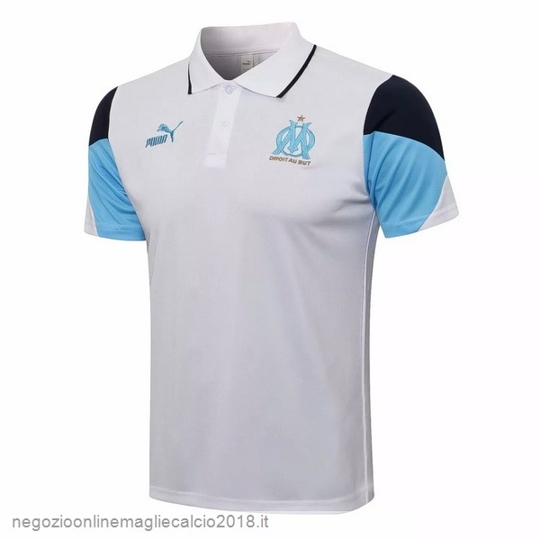 Polo Marseille 2021/2022 Bianco Blu