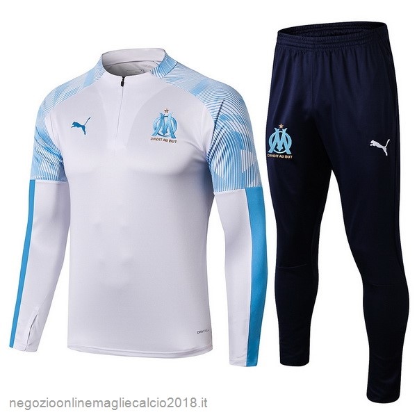Online Tuta Calcio Marseille 2019/20 Blu Luce Bianco