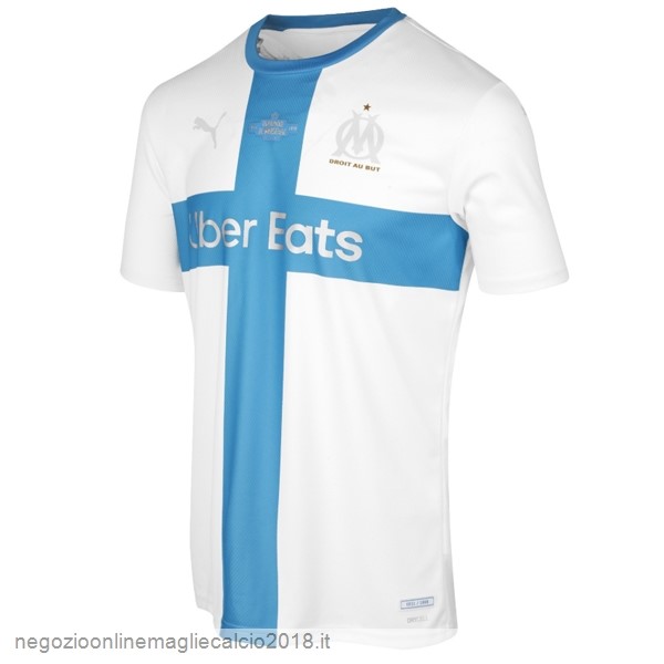 Online Maglie Calcio Marseille 120th Blu Bianco