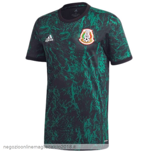 Pre Match Maglie Calcio Messico 2020 Blu