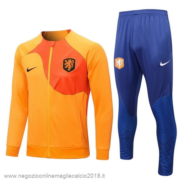 Giacca Paesi Bassi 2022 Arancione Blu