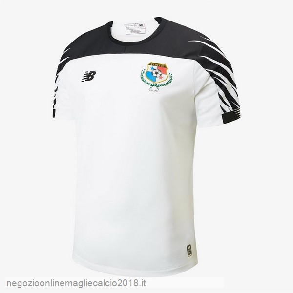 Away Online Maglie Calcio Panama 2019 Bianco Nero