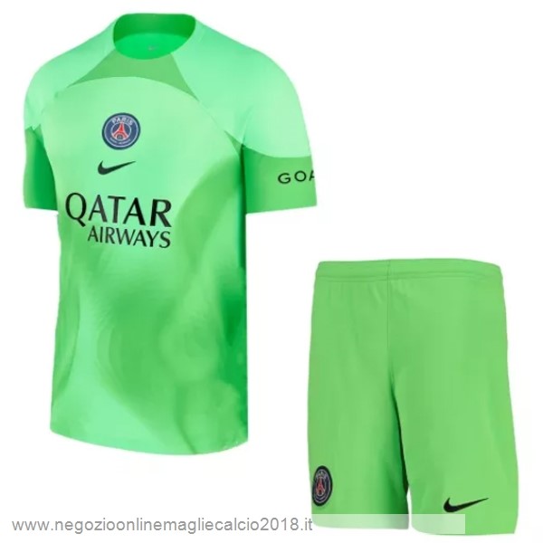 Portiere Conjunto De Bambino Paris Saint Germain 2022/23 Verde