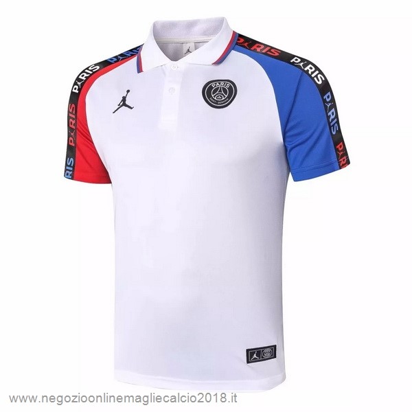 Polo Paris Saint Germain 2020/2021 Bianco Rosso Blu