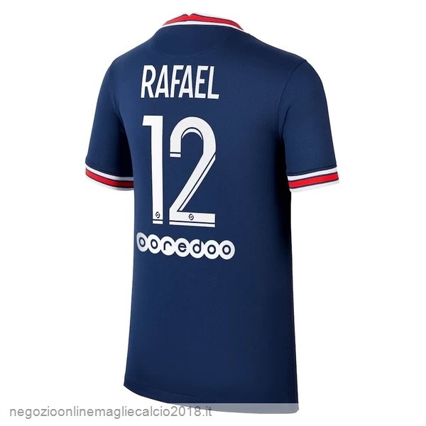 NO.12 Rafael Home Online Maglia Paris Saint Germain 2021/2022 Blu