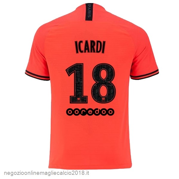 NO.18 Icardi Away Online Maglie Calcio Paris Saint Germain 2019/20 Oroange