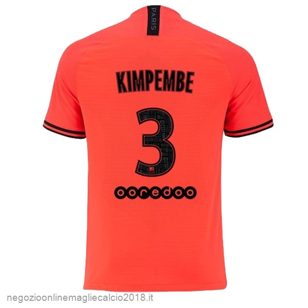 NO.3 Kimpembe Away Online Maglie Calcio Paris Saint Germain 2019/20 Oroange