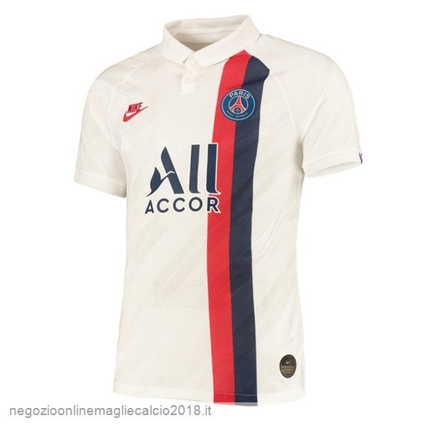 Terza Online Maglie Calcio Paris Saint Germain 2019/20 Bianco