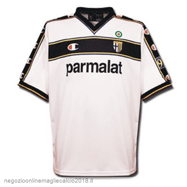 Away Online Maglia Parma Retro 2002 2003 Bianco