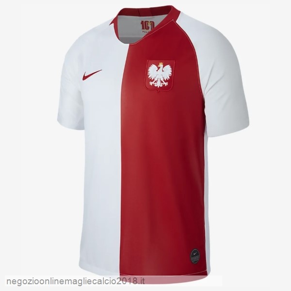 Online Maglie Calcio Polonia 100th Bianco Rosso