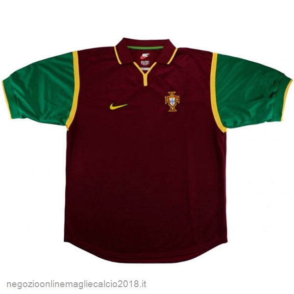 Home Online Maglie Calcio Portogallo Retro 1999 Rosso