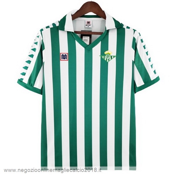 Home Online Maglia Real Betis Retro 1982 1985 Verde
