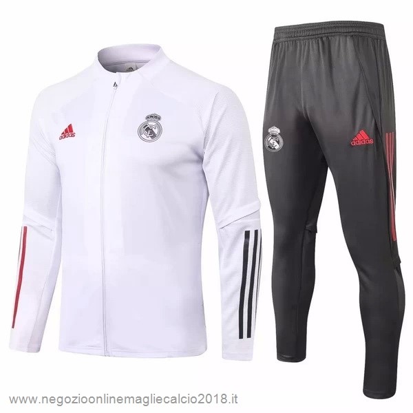 Giacca Real Madrid 2020/21 Bianco Grigio Rosso