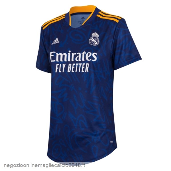 Away Online Maglia Donna Real Madrid 2021/2022 Blu