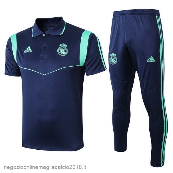 Online Set Completo Polo Real Madrid 2019/20 Blu Navy