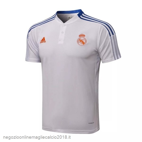 Polo Real Madrid 2021/2022 Bianco Blu