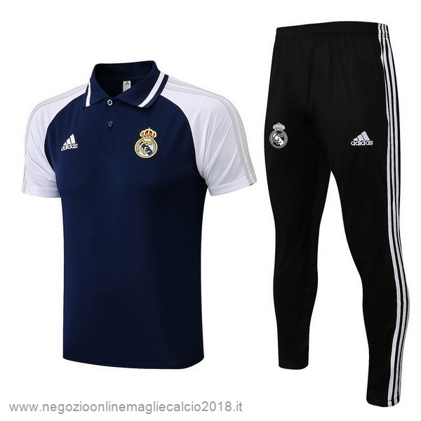 Set Completo Polo Real Madrid 2022/23 Nero Bianco