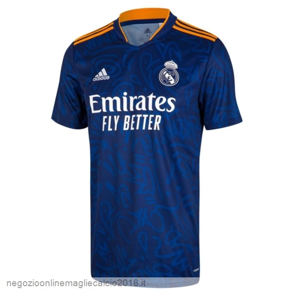 Away Online Maglia Real Madrid 2021/2022 Blu