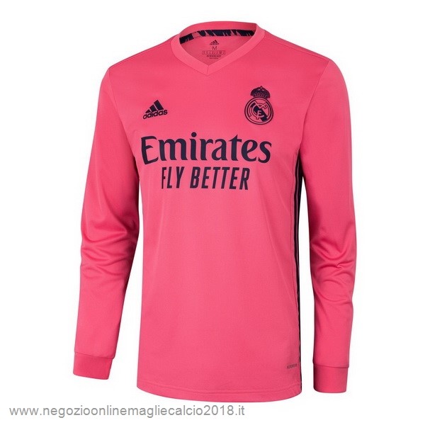 Away Online Manica lunga Real Madrid 2020/2021 Rosa