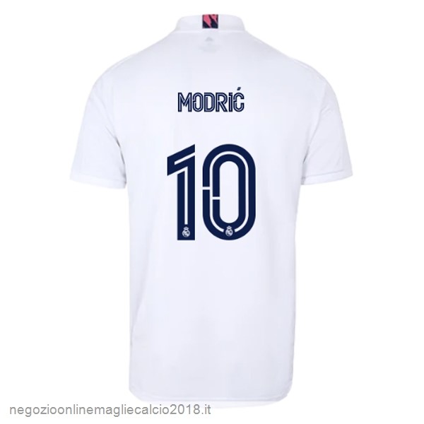 NO.10 Modric Home Online Maglia Real Madrid 2020/21 Bianco