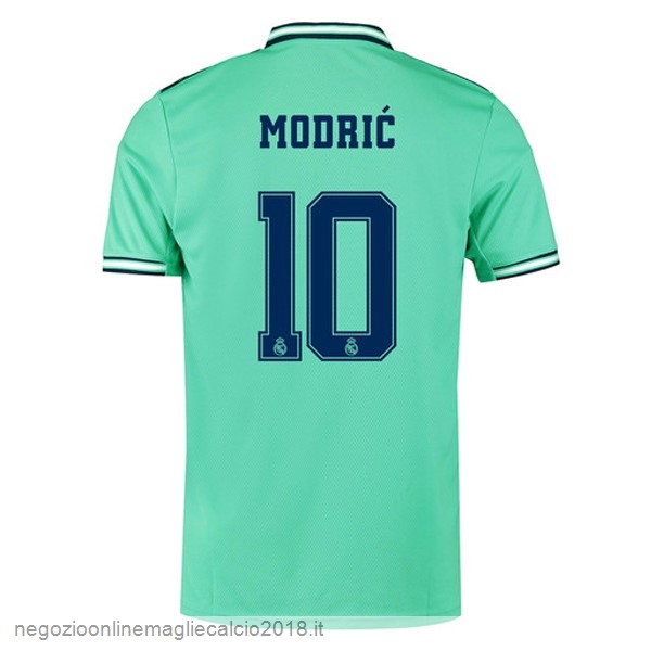 NO.10 Modric Terza Online Maglie Calcio Real Madrid 2019/20 Verde