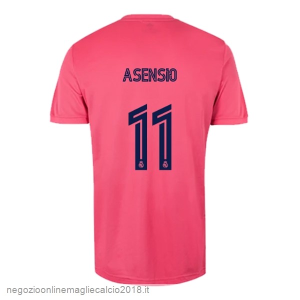 NO.11 Asensio Away Online Maglia Real Madrid 2020/21 Rosa