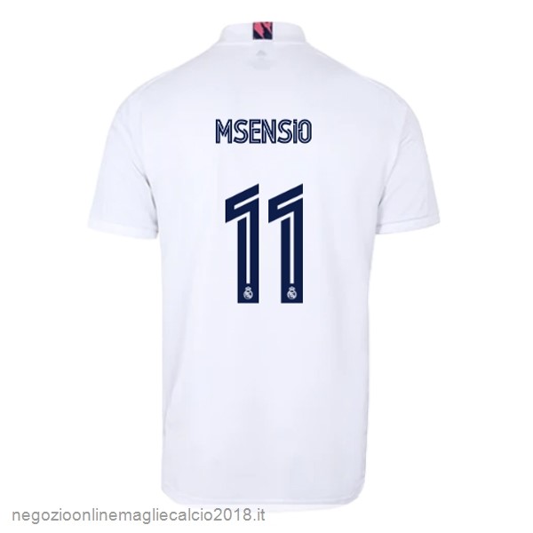 NO.11 Asensio Home Online Maglia Real Madrid 2020/21 Bianco