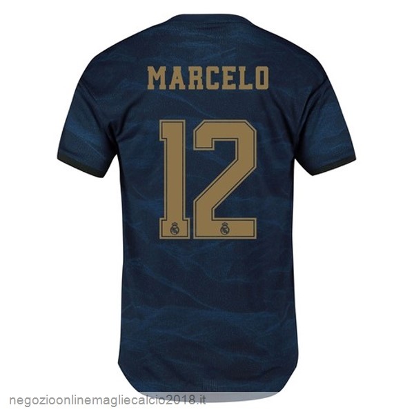 NO.12 Marcelo Away Online Maglie Calcio Real Madrid 2019/20 Blu