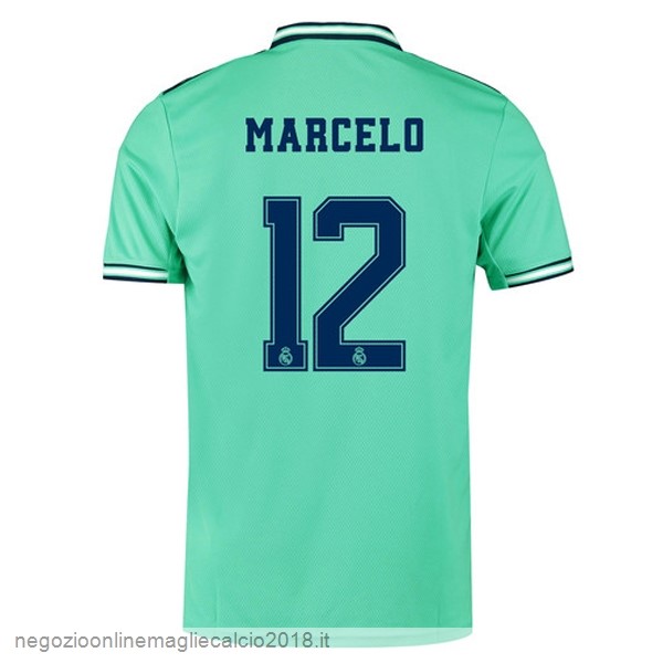 NO.12 Marcelo Terza Online Maglie Calcio Real Madrid 2019/20 Verde
