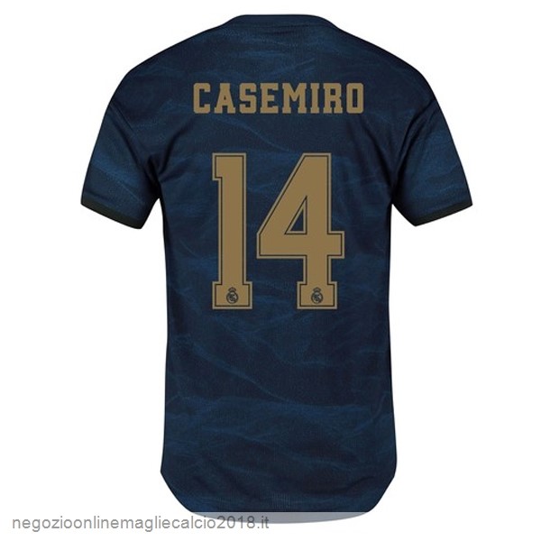NO.14 Casemiro Away Online Maglie Calcio Real Madrid 2019/20 Blu