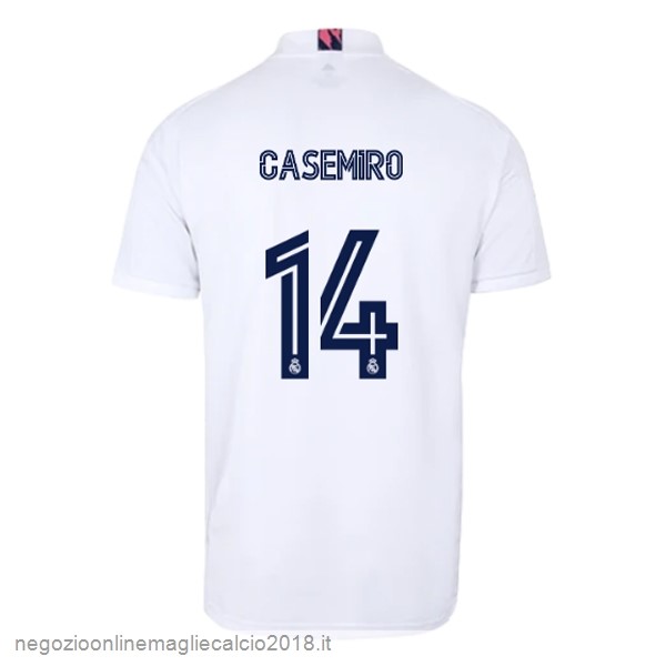 NO.14 Casemiro Home Online Maglia Real Madrid 2020/21 Bianco