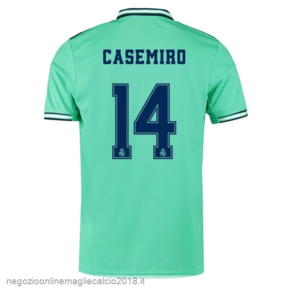 NO.14 Casemiro Terza Online Maglie Calcio Real Madrid 2019/20 Verde