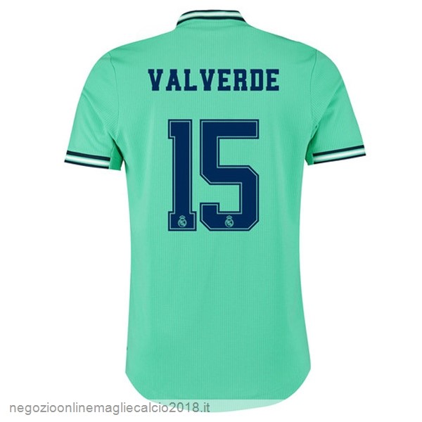 NO.15 ValVerde Terza Online Maglie Calcio Real Madrid 2019/20 Verde