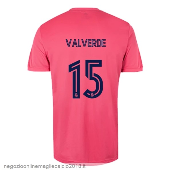 NO.15 Valverde Away Online Maglia Real Madrid 2020/21 Rosa