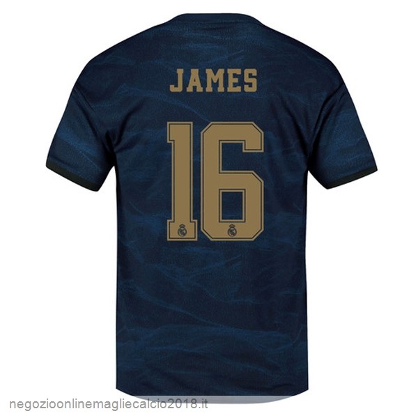 NO.16 James Away Online Maglie Calcio Real Madrid 2019/20 Blu