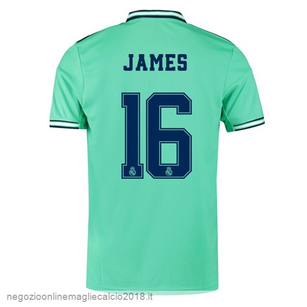 NO.16 James Terza Online Maglie Calcio Real Madrid 2019/20 Verde