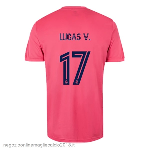 NO.17 Lucas V. Away Online Maglia Real Madrid 2020/21 Rosa