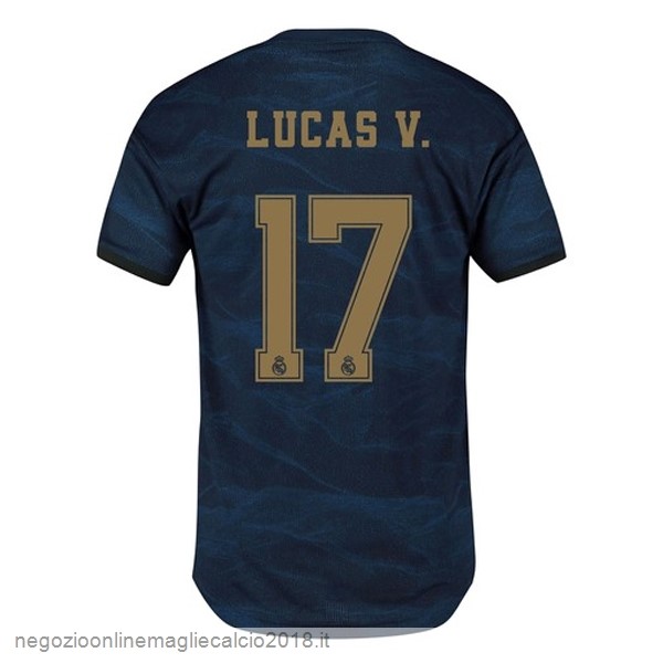 NO.17 Lucas V. Away Online Maglie Calcio Real Madrid 2019/20 Blu