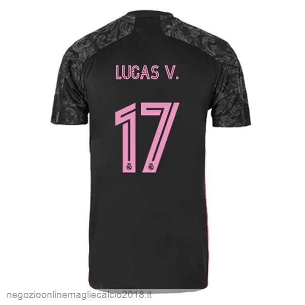 NO.17 Lucas V. Terza Online Maglia Real Madrid 2020/21 Nero