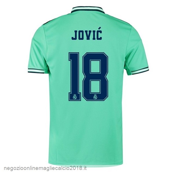 NO.18 Jovic Terza Online Maglie Calcio Real Madrid 2019/20 Verde