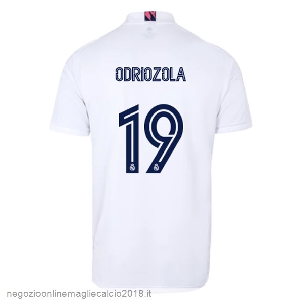 NO.19 Odriozola Home Online Maglia Real Madrid 2020/21 Bianco