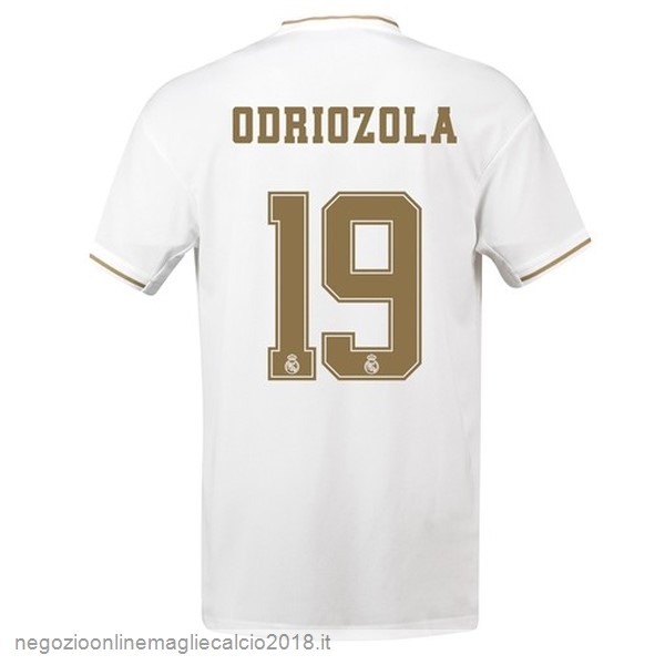 NO.19 Odriozola Home Online Maglie Calcio Real Madrid 2019/20 Bianco