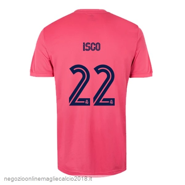 NO.22 Isco Away Online Maglia Real Madrid 2020/21 Rosa