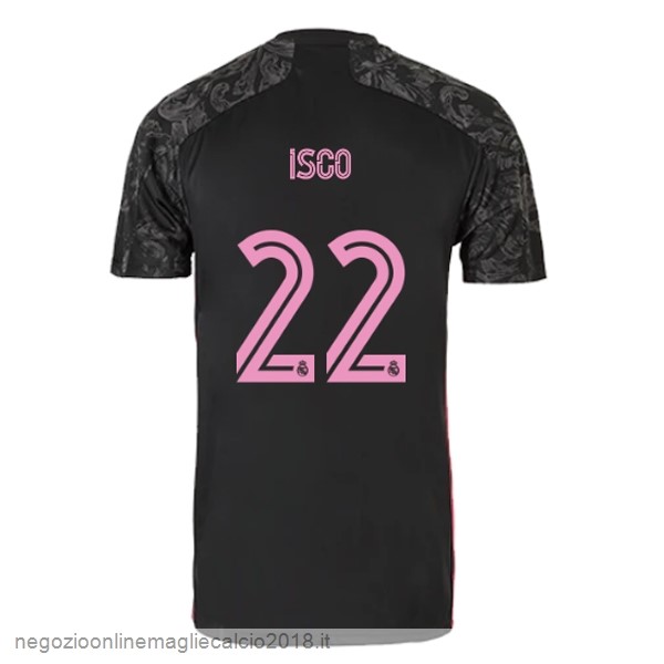 NO.22 Isco Terza Online Maglia Real Madrid 2020/21 Nero