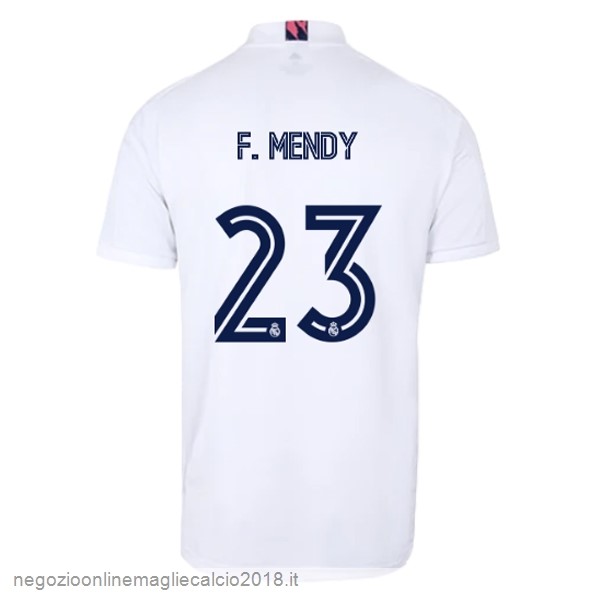 NO.23 F. Mendy Home Online Maglia Real Madrid 2020/21 Bianco