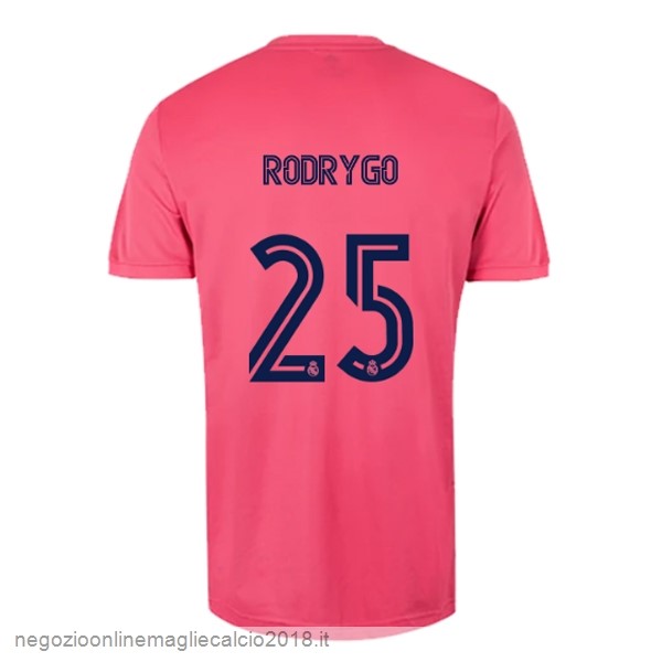 NO.25 Rodrygo Away Online Maglia Real Madrid 2020/21 Rosa