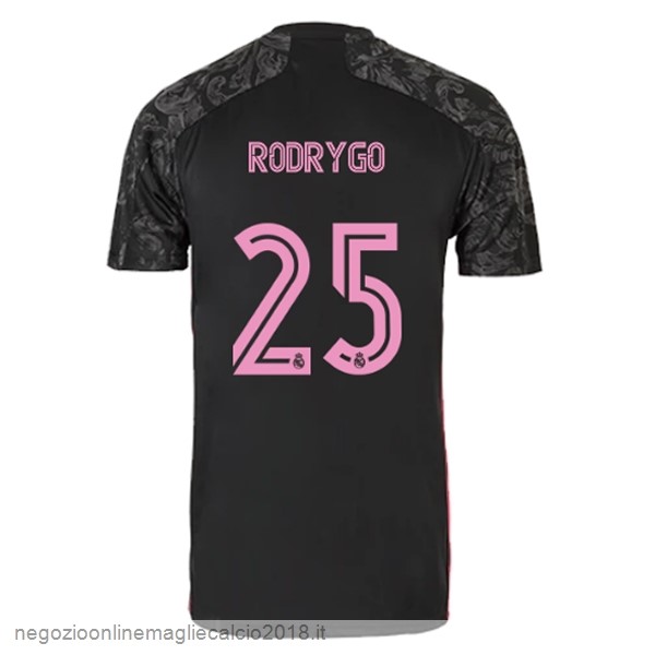 NO.25 Rodrygo Terza Online Maglia Real Madrid 2020/21 Nero