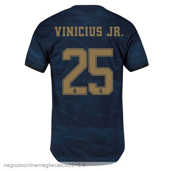 NO.25 Vinicius JR. Away Online Maglie Calcio Real Madrid 2019/20 Blu